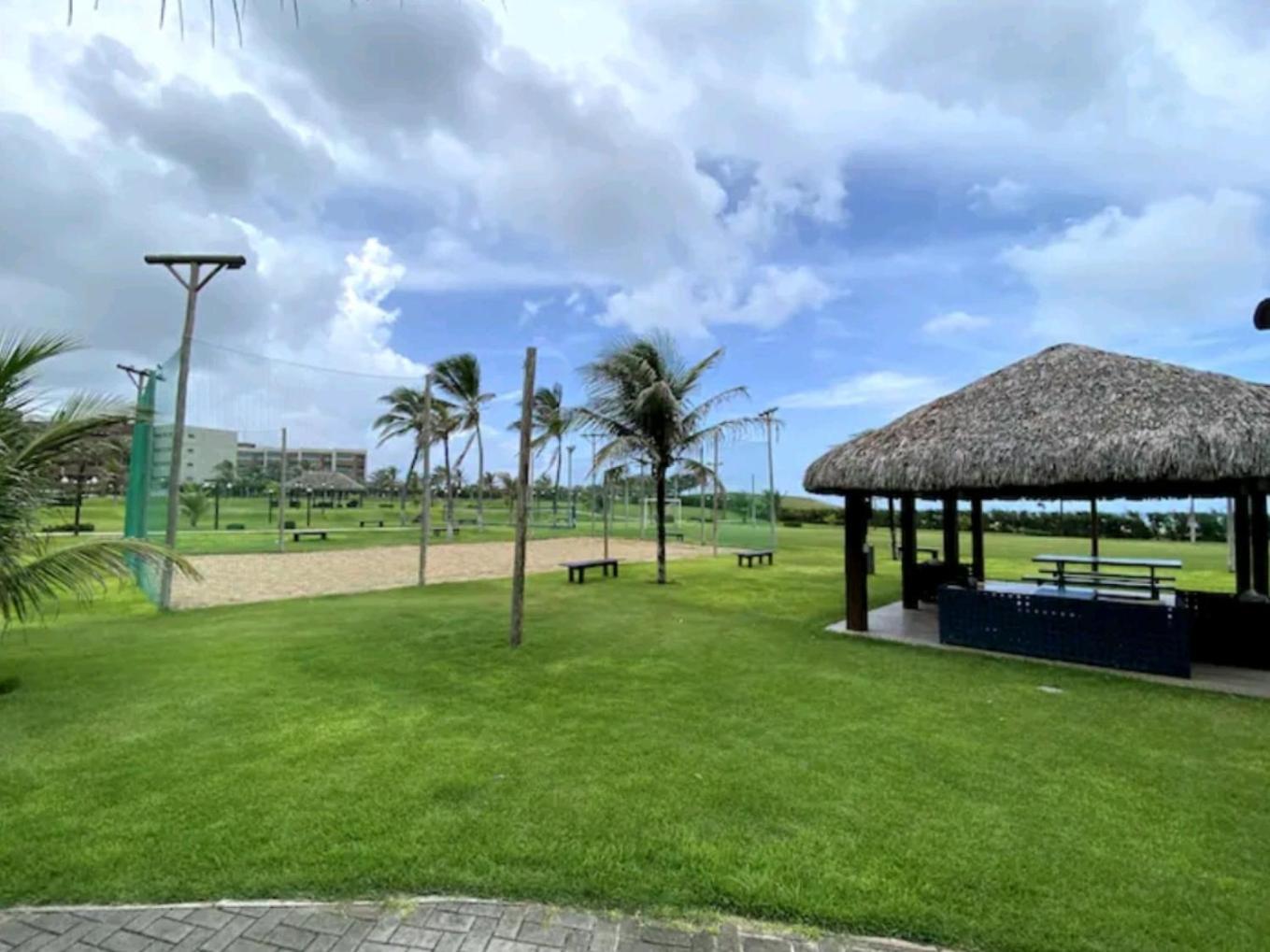 Beach Living - Porto Das Dunas - Ap Terreo 300M Beach Park Pe Na Areia Aquiraz Eksteriør bilde