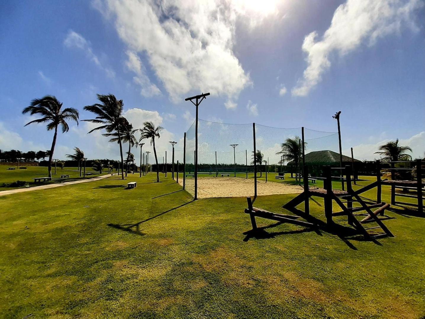 Beach Living - Porto Das Dunas - Ap Terreo 300M Beach Park Pe Na Areia Aquiraz Eksteriør bilde