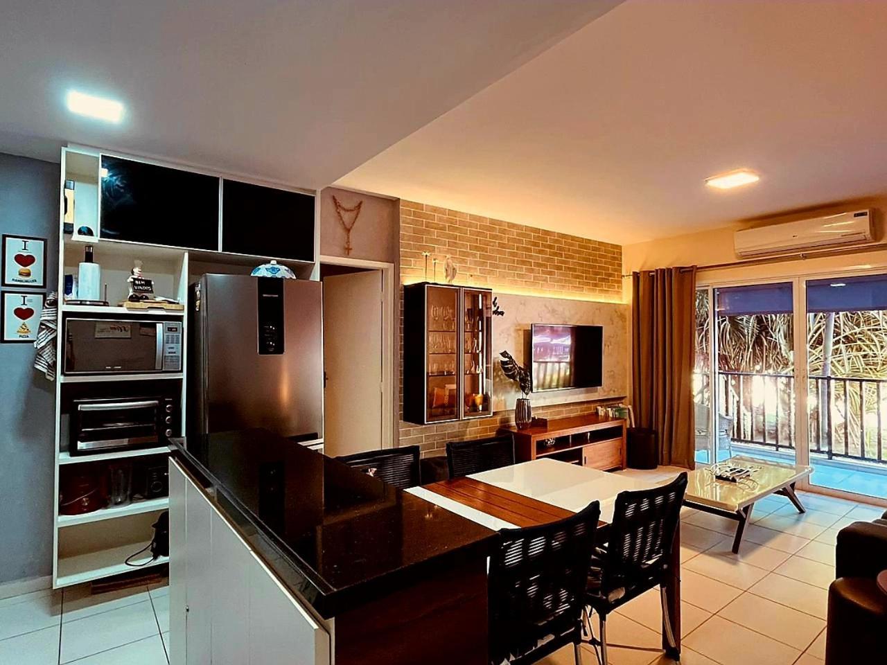 Beach Living - Porto Das Dunas - Ap Terreo 300M Beach Park Pe Na Areia Aquiraz Eksteriør bilde