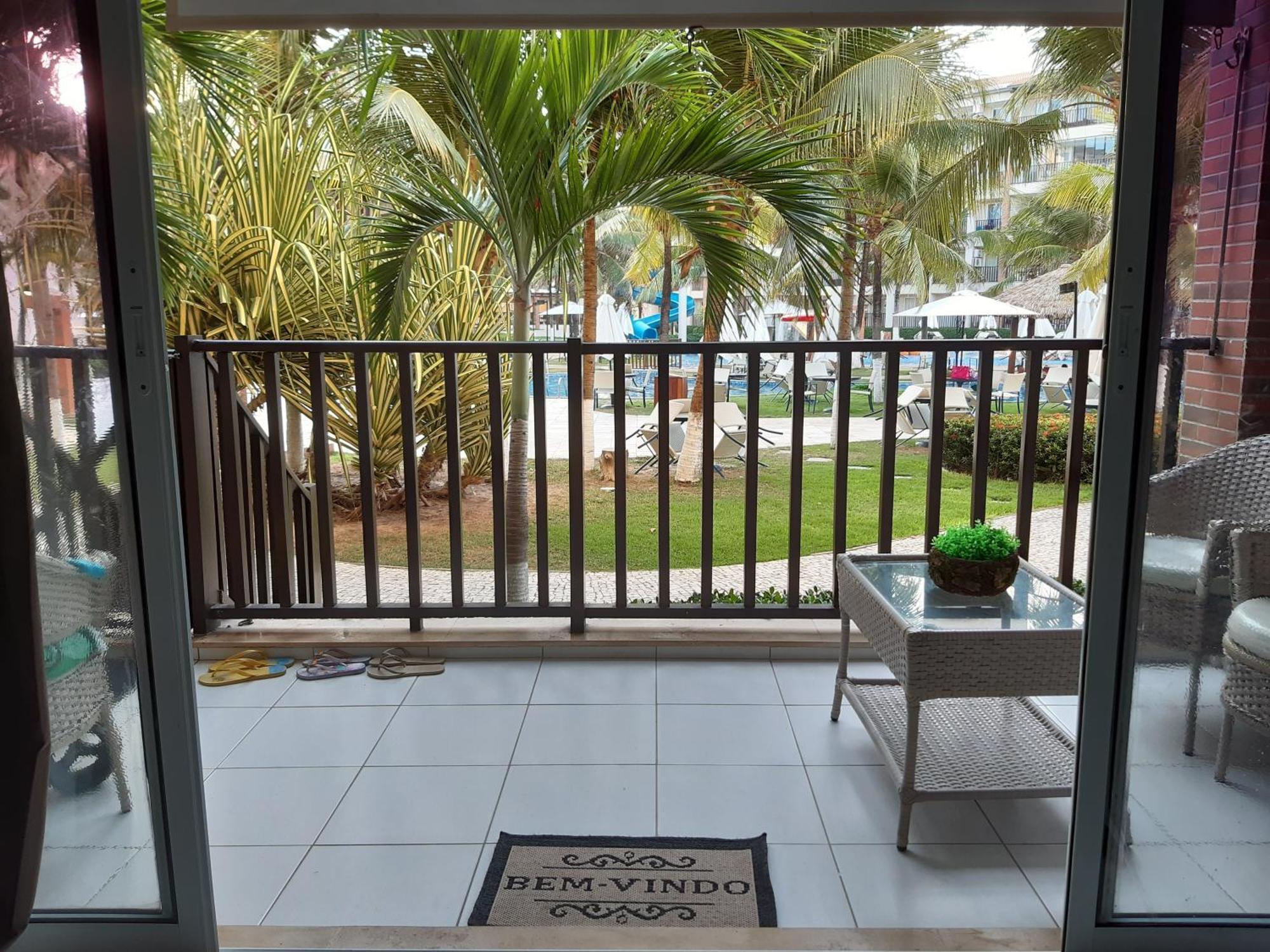 Beach Living - Porto Das Dunas - Ap Terreo 300M Beach Park Pe Na Areia Aquiraz Rom bilde